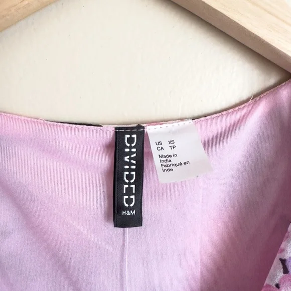 H&M Floral Ruffle Mini Dress - Picture 7 of 16